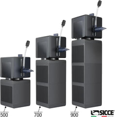 Sicce Shark PRO 500 Internal Aquarium Filter 140 GPH Submersible | Up to 37 Gallons | in-Tank Freshwater and Saltwater Application with Single Removable Filter Cartridge | Fish Tank Turtle Terrarium