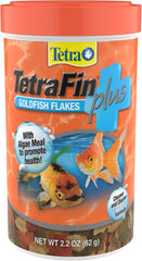 TetraFin Plus Goldfish Flakes, Balanced Diet, With Algae To Promote Health, Oranges