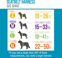 Sherpa Crash-Tested Multipurpose Seatbelt Dog Harness - Black, Small