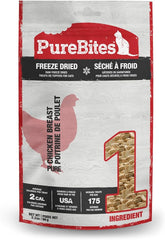 PureBites Chicken Freeze Dried Cat Treats, 1 Ingredient, Made in USA