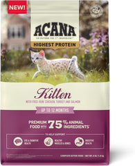 ACANA Highest Protein Dry Cat Food for Kittens, Poultry and Fish Cat Food