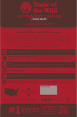 Taste Of The Wild Grain Free Southwest Canyon with Wild Boar Dry Dog Food