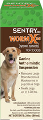 Sentry Pet Care HC WormX DS (pyrantel pamoate) Canine Anthelmintic Suspension De-wormer for Dogs, 2 oz
