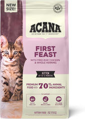 ACANA Dry Cat Food for Kittens, First Feast, Free Run Chicken and Whole Herring