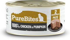 PureBites 100% Pure Chicken & Pumpkin Pate Cat Food Topper Treat