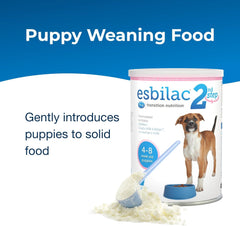 Pet-Ag Esbilac 2nd Step Puppy Weaning Food - 14 oz - Powdered Puppy Weaning Formula with DHA, Natural Milk Protein, Vitamins & Minerals for Puppies 4-8 Weeks Old - Easy to Digest