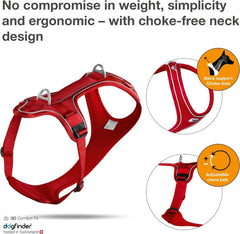 Curli Belka Comfort Harness Red