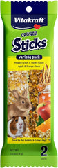 Vitakraft Rabbit/Guinea Pig Popped Grains Treat Sticks - Apple And Orange