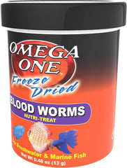 Omega One Freeze Dried Blood Worms