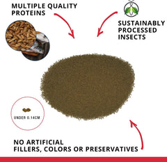 Fluval Bug Bites Fish Food for Shrimp, Granules for Small to Medium Sized Fish, 1.06 oz.
