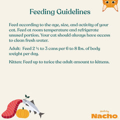 Made by Nacho Flaked Filets Recipe in Bone Broth, Grain-Free Chef's Selects Wet Food for Cats Balanced Diet in Naturally Hydrating Pumpkin-Infused Broth (3.0 oz (Pack of 12), Tuna & Sardine)