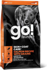 Go! Solutions Skin + Coat Care, Dry Dog Food, Salmon Recipe with Grains
