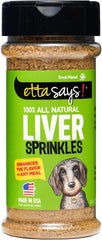 Etta says! Liver Sprinkles for Dogs - High Protein Food Topper - Boosts Flavor - 100% Natural and Made in USA