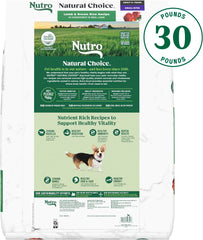 Nutro Natural Choice Small Bites Adult Dry Dog Food, Lamb and Brown Rice Recipe