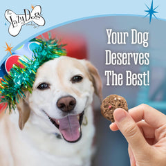 The Lazy Dog Cookie Co. Mutt Mallows Birthday Cake Soft Baked Dog Treats, Vanilla with Confetti Sprinkles, for Small, Medium and Large Dogs, Wheat-Free, Baked in The USA, 5 oz. (Pack of 1)