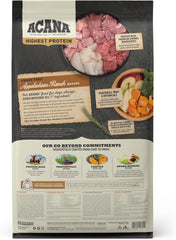 ACANA Highest Protein Dry Dog Food, Appalachian Ranch, Beef Recipe