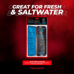 Aquatop Replacement Cartridge Insert – Compatible with Aquatop Aquarium Filters, Filter Refills for Clean and Healthy Water 2 Pack