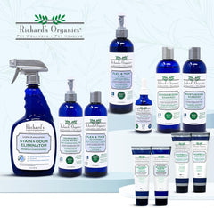 Richard’s Organics Gentle Flea and Tick Spray for Dogs –100% Natural Actives Kills Fleas, Ticks, Repels Mosquitos for Up to 4 Weeks – No Harsh Chemicals, Safe for Use Around Children