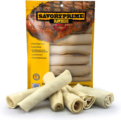 Savory Prime 990 White Supreme Retriever Roll Dog Treats, 6 Pack