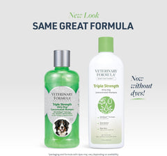 Veterinary Formula Smart Coat Complex Triple Strength Dirty Dog Concentrated Shampoo – DirtRepel Tech Cleans Extra Dirty and Smelly Dogs – Contains Shea Butter and Aloe Vera to Soothe