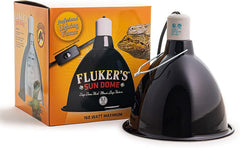 Fluker's Sun Dome Reptile Lamp, Deep Dome Flush Mount Light Fixture, 8.5-Inches