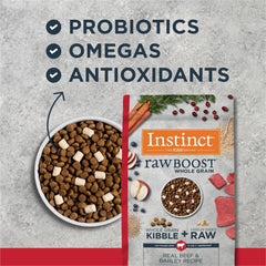 Instinct Raw Boost Whole Grain Beef & Barley Dry Dog Food