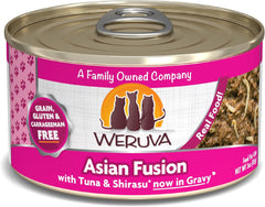 Weruva Classic Cat Food, Asian Fusion with Tuna & Shirasu in Gravy (Pack of 24)