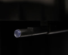 Acrylic Aquarium Combo with Canopy & Stand. Built in Sump Filtration, for Freshwater or Saltwater Aquarium Use. Modern & Lightweight Cylinder Fish Tank. (Black) (LS-Y600 BLK)