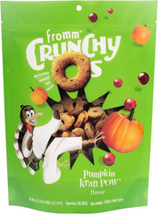 Fromm Crunchy Os Pumpkin Kran Pow Dog Treats - Premium Crunchy Dog Treats - Turkey Recipe.