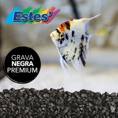 Estes Special Black Aquarium Gravel for Freshwater Aquariums, 5-Pound Bag