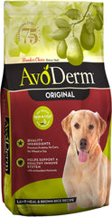 AvoDerm Natural Dry Dog Food, For Skin & Coat, Lamb & Rice Formula, 4.4 Pound
