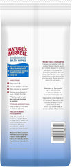 Nature's Miracle Deodorizing Bath Wipes Sunkissed Breeze Scent, 100 ct