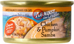 Against The Grain Chicken Pumpkin Samba Dinner for Cats - 24, 2.8 oz
