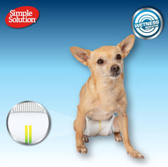 HERO PET Simple Solution Disposable Dog Diapers for Female Dogs | Super Absorbent Leak-Proof Fit