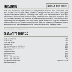 ORIJEN Tundra Dry Cat Food, Grain Free Cat Food for All Life Stages, WholePrey Diet, 4lb