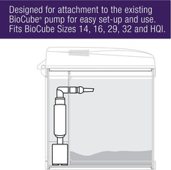 Coralife Aquarium Fish Tank Marine Salt Water Turbo-Twist UV Sterilizer, Mini, For BioCubes