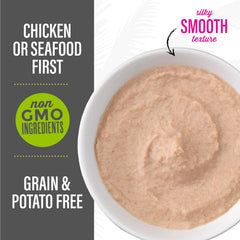 Tiki Cat Velvet Mousse, Protein Blend in Broth Variety Pack, Complete Nutrition for Balanced Diet, Wet Cat Food For All Life Stages