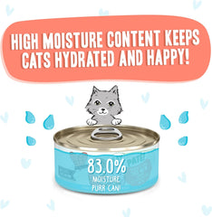 Weruva B.F.F. Play - Best Feline Friend Paté Lovers, Aw Yeah!, Salmon & Tuna Tuck Me in with Salmon & Tuna