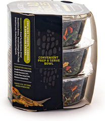 Fluker's Salad Singles All Natural Reptile Mix, Just Add Water, Each Pack Makes 2 oz of Food, for Bearded Dragons and Other Herbivores/Omnivores, 3,Pack 0.65 oz
