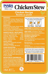 INABA Chicken Stew Side Dish/Complement/Dry Cat Food Topper/Treat for Cats with Vitamin E, Eight 1.4 Ounce Pouches