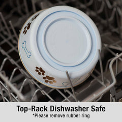 Loving Pets Bella Dog Bowls- Stainless Steel Dog & Cat Bowls - Spill Proof Dog Food Bowl, Cat Bowl, Puppy Essentials & Pet Supplies Great for Home & Travel