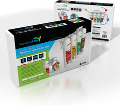 Aquatic Life Twist-in 100 GPD 4-Stage Ro Unit (Sediment, Carbon Block, Membrane, Deionization)