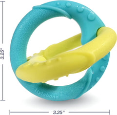 Nylabone Power Play Puppy Tug-a-Ball - Puppy Tug Toy - Interactive Puppy Enrichment Toys - Puppy Must Haves (1 Count)