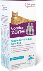 Comfort Zone Single & Multi-Cat Calming Refills for a Soothing Home 96ml Pack of 2