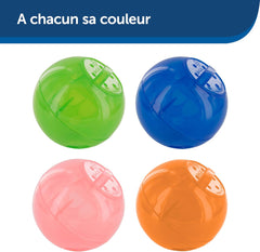 PetSafe SlimCat Interactive Feeder - Combines Play with Mealtime - Adjustable Portions - BPA-Free Plastic - Slow Feeder for Digestion - Lightweight, Dishwasher-Safe Toy