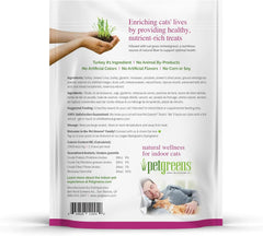 Pet Greens Bellrock Growers Semi-Moist Turkey and Duck Cat Treat (12004) brown 3 Ounce