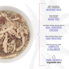 Tiki Cat After Dark, Chicken & Duck, High-Protein and 100% Non-GMO Ingredients, Wet Cat Food for Adult Cats