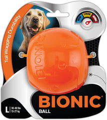 BIONIC Ball Dog Toy, Large - Interactive Dog Chew Toy That Stands Up to The Toughest Chewers