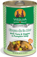 Weruva Classic Dog Food, Cirque de la Mer with Tuna & Veggies in Gravy