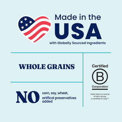 Solid Gold Toy & Small Breed Dog Food Dry Small Bites – Real Bison & Healthy Whole Grain Dogfood – Potato Free, High Fiber Healthy Dog Kibble w/Probiotics for Gut Health – NutrientBoost™ 11-lb